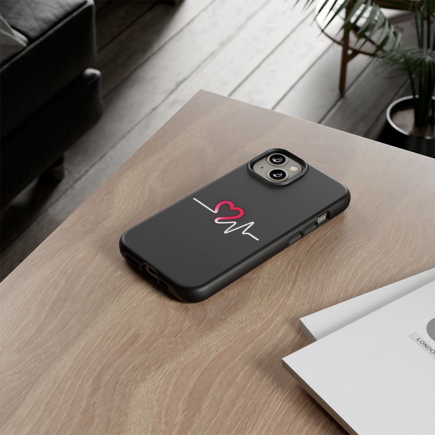 Heartbeats Tough Phone Case