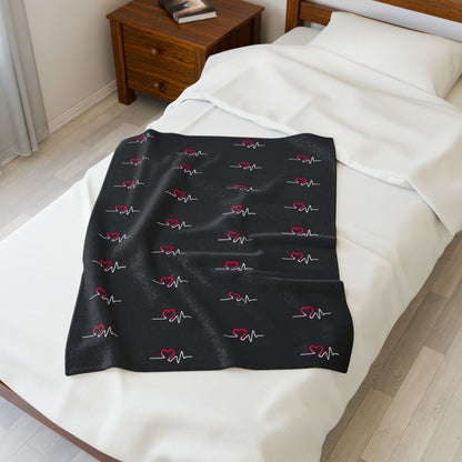 Where RPM Meets BPM Plush Blanket
