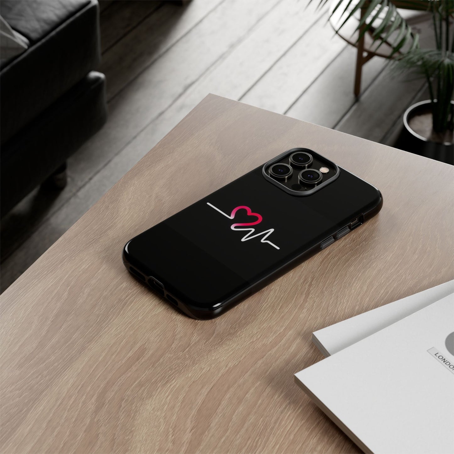 Heartbeats Tough Phone Case