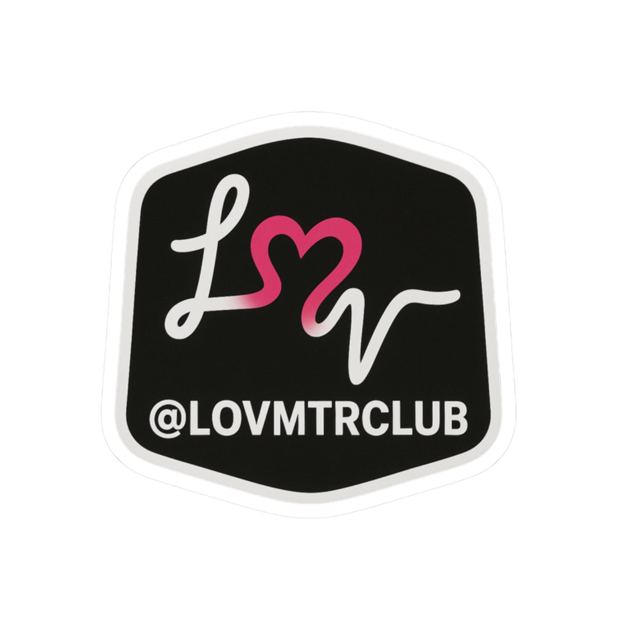 LOV Shield Sticker