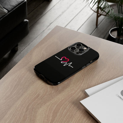 Heartbeats Tough Phone Case
