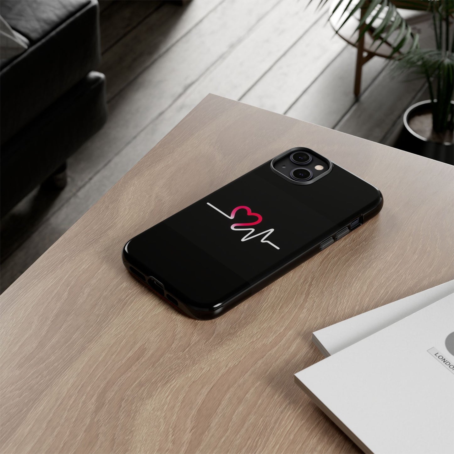Heartbeats Tough Phone Case
