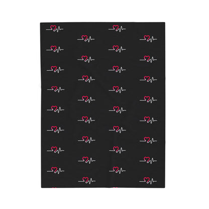 Where RPM Meets BPM Plush Blanket