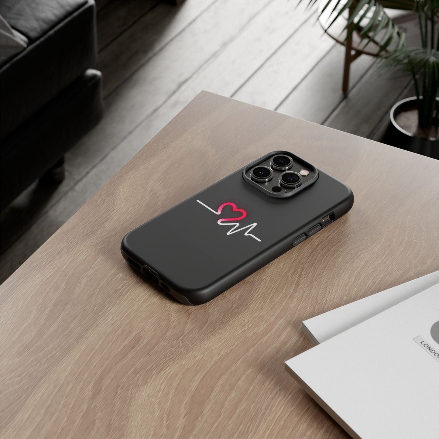 Heartbeats Tough Phone Case